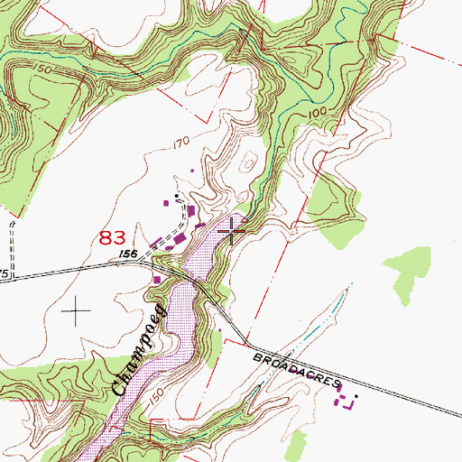 Topographic Map of Spada Dam, OR