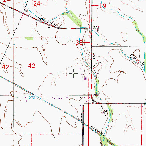 Topographic Map of Miller Airstrip, OR