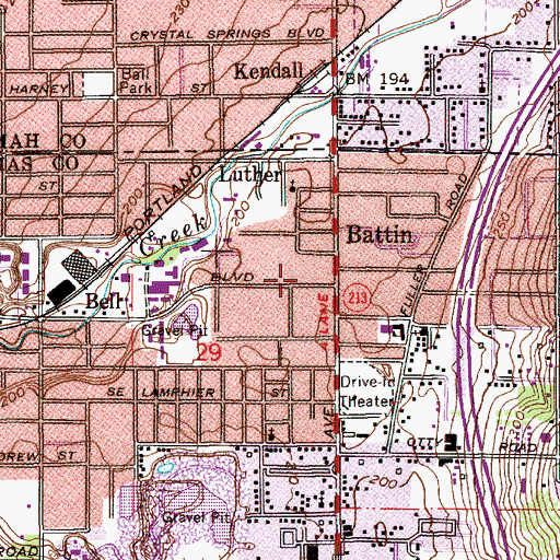 Topographic Map of Oak Hill Airstrip (historical), OR