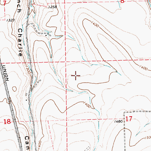 Topographic Map of Reed Airstrip (historical), OR