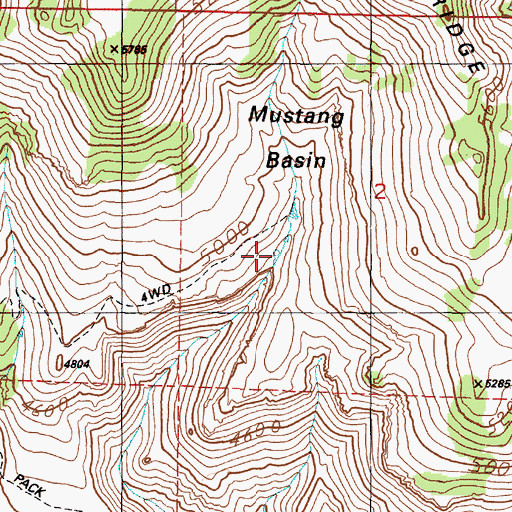 Topographic Map of Boulder Spring Number 2, OR