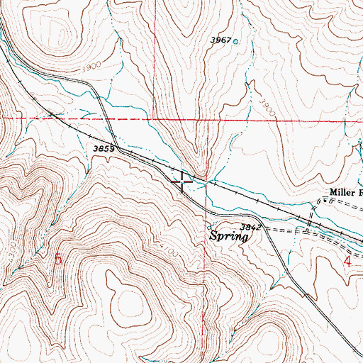 Topographic Map of Fister Ditch, OR