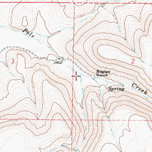 Topographic Map of Saddle Draw, OR