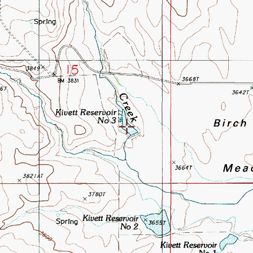 Topographic Map of Trail Creek (historical), OR