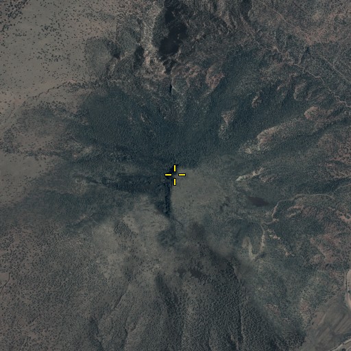 Aerial/Satellite Image of Silver Butte, AZ