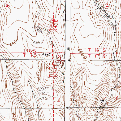 Topographic Map of Log Creek Basin, OR
