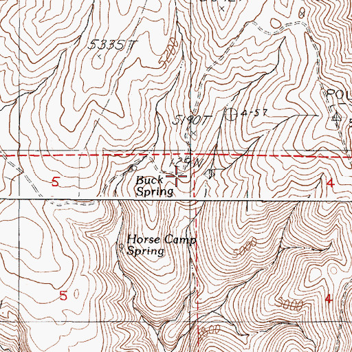 Topographic Map of Upper Turner Creek Spring, OR