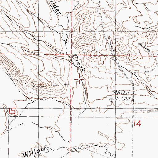 Topographic Map of Ironside Valley, OR