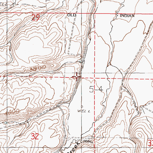 Topographic Map of Duncan Ditch, OR