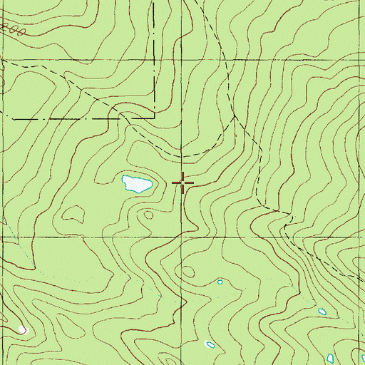 Topographic Map of Spruce Meadow, OR