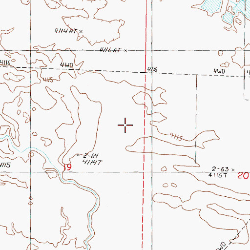 Topographic Map of Baker Well, OR