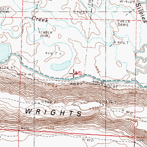 Topographic Map of Big Red S Canal, OR