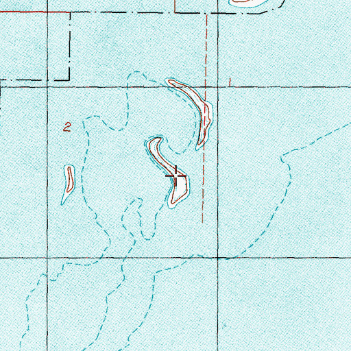Topographic Map of Graves Island, OR