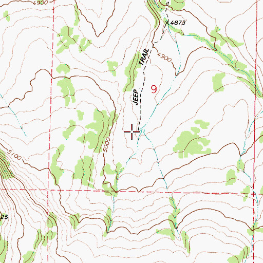 Topographic Map of Venator Reservoir Five, OR