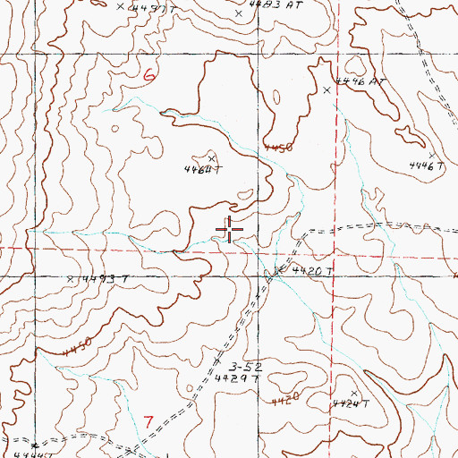 Topographic Map of One O'Clock Lake, OR