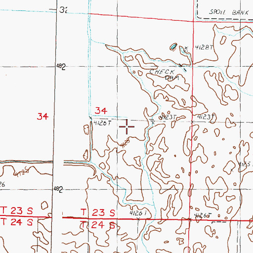 Topographic Map of Harney Valley, OR