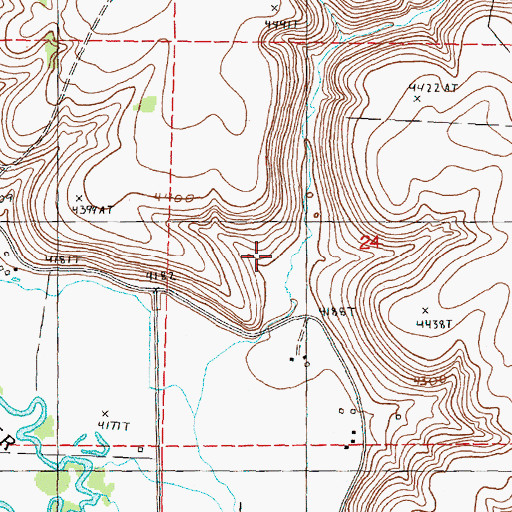 Topographic Map of Fenwick Canyon, OR