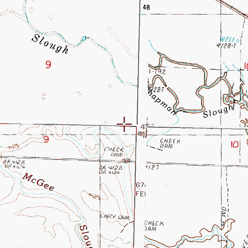 Topographic Map of Harney Basin, OR