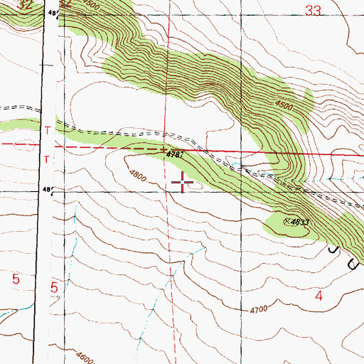 Topographic Map of Juniper Ridge, OR