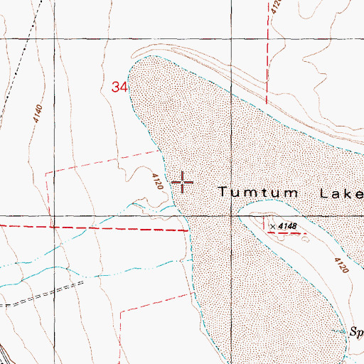 Topographic Map of Arizona Creek, OR