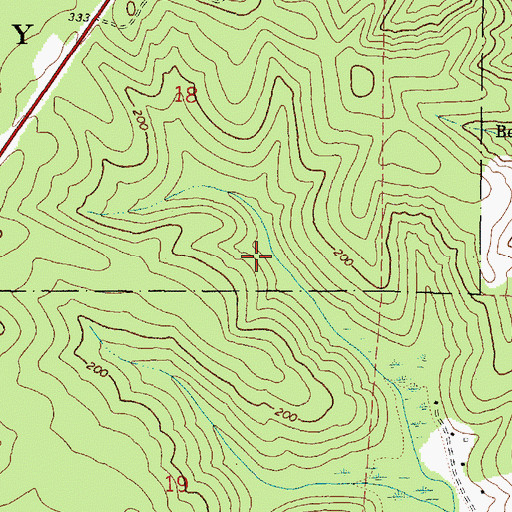 Topographic Map of Beaverton (historical), OR