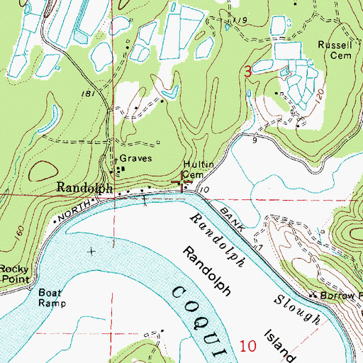 Topographic Map of Hultin Creek, OR