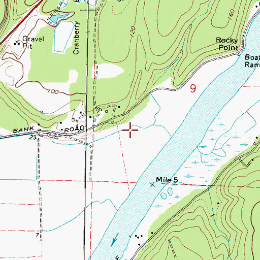 Topographic Map of Red Creek, OR