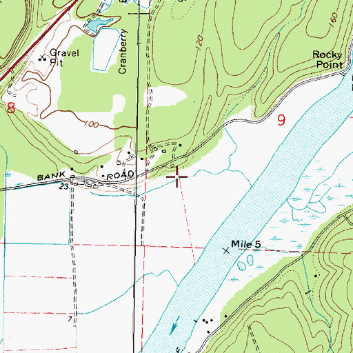 Topographic Map of Clear Creek, OR