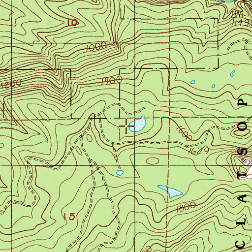 Topographic Map of Bloom Lake, OR