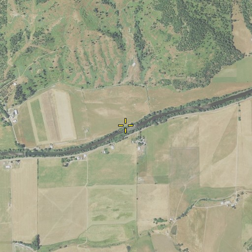 Aerial/Satellite Image of Beckworth Creek, OR