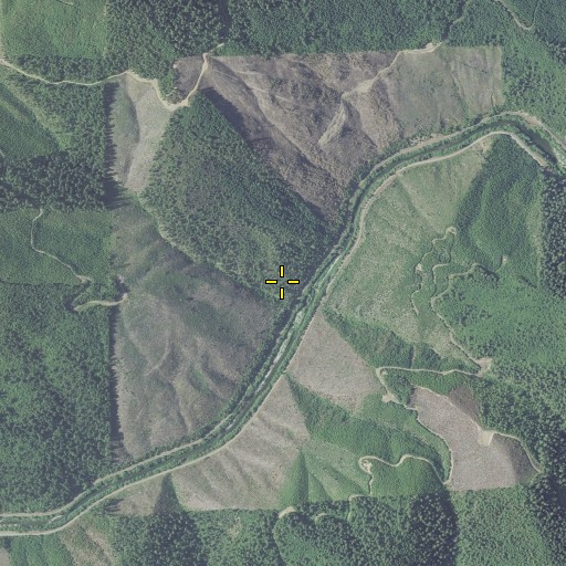 Aerial/Satellite Image of Short Creek, OR