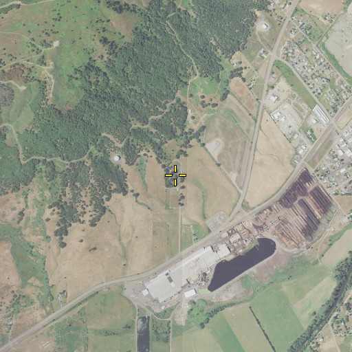 Aerial/Satellite Image of Riddle Cemetery, OR