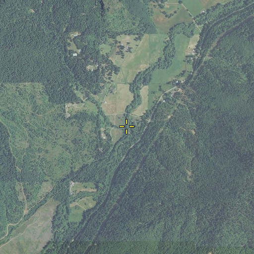 Aerial/Satellite Image of Deeds Creek, OR