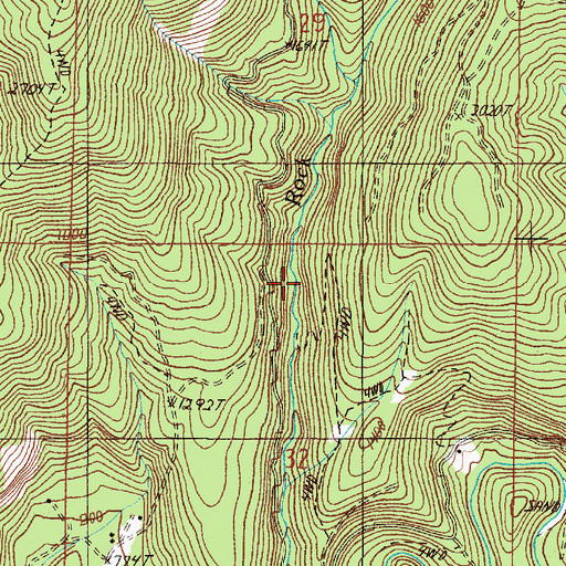 Topographic Map of McNair Creek, OR