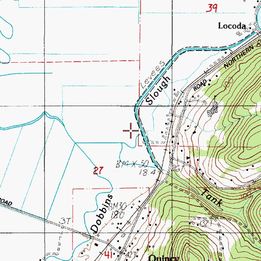 Topographic Map of Tank Creek, OR