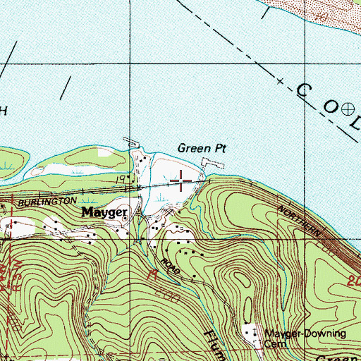 Topographic Map of Flume Creek, OR