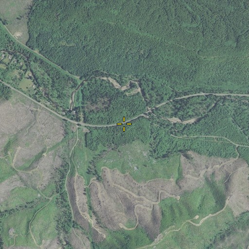 Aerial/Satellite Image of C Z Picnic Ground, OR