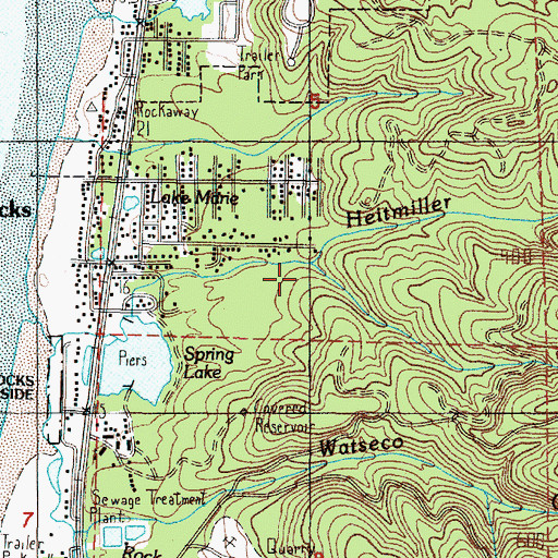 Topographic Map of Painted Rock, OR