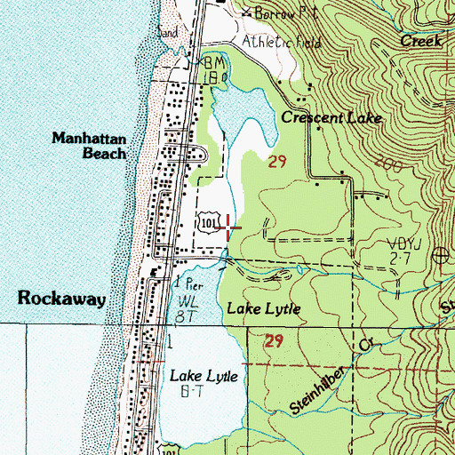 Topographic Map of Moroney Canal, OR