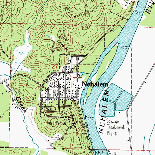 Topographic Map of Tubessing Creek, OR
