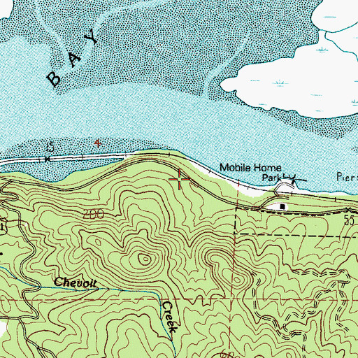 Topographic Map of Japanese Creek, OR