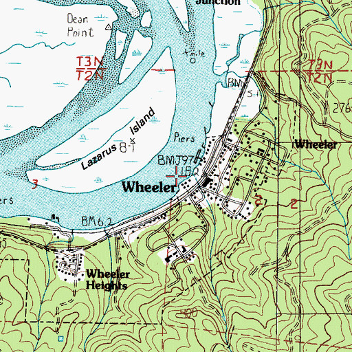 Topographic Map of Gervais Creek, OR