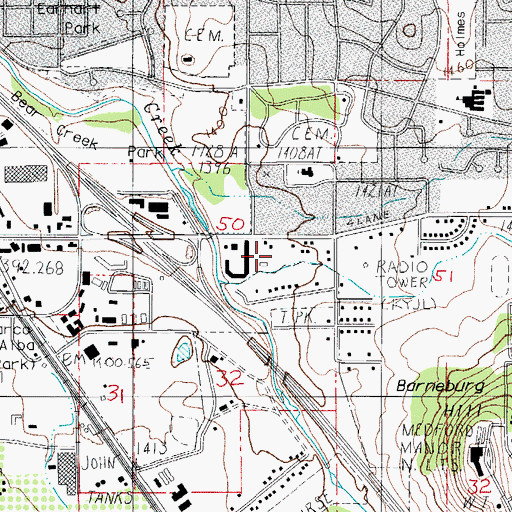 Topographic Map of Lazy Creek, OR