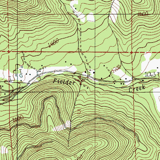 Topographic Map of Maple Gulch, OR