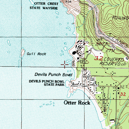 Topographic Map of Dope Creek, OR