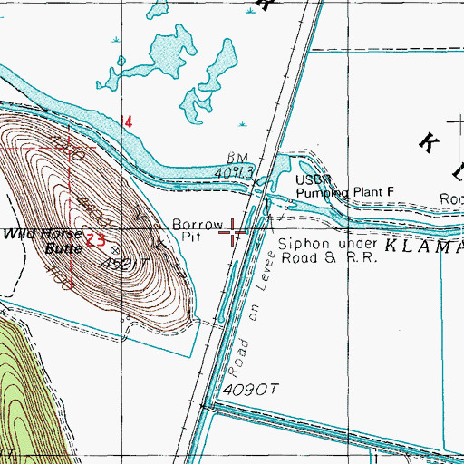 Topographic Map of Holland (historical), OR