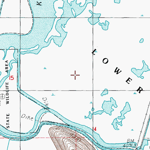 Topographic Map of Furber Marsh, OR