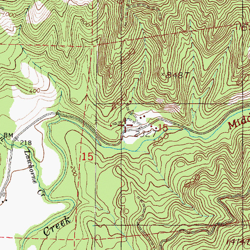 Topographic Map of 4H Camp, OR