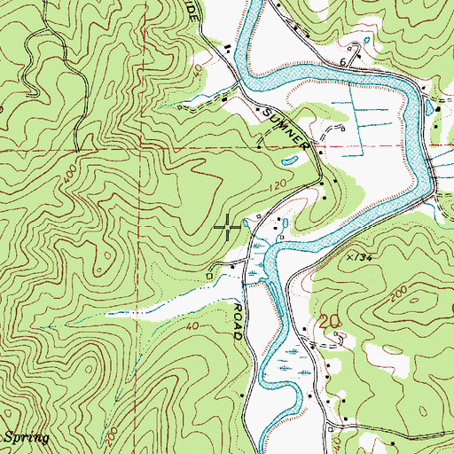 Topographic Map of Miller Reservoir, OR