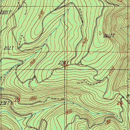 Topographic Map of Blood Camp, OR